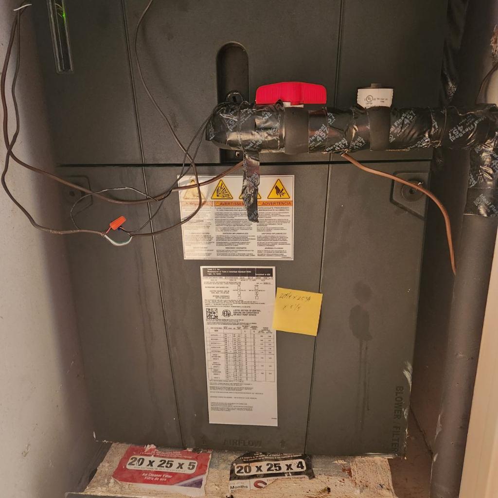 HVAC control wiring and electrical work for a Northcliffe North View home